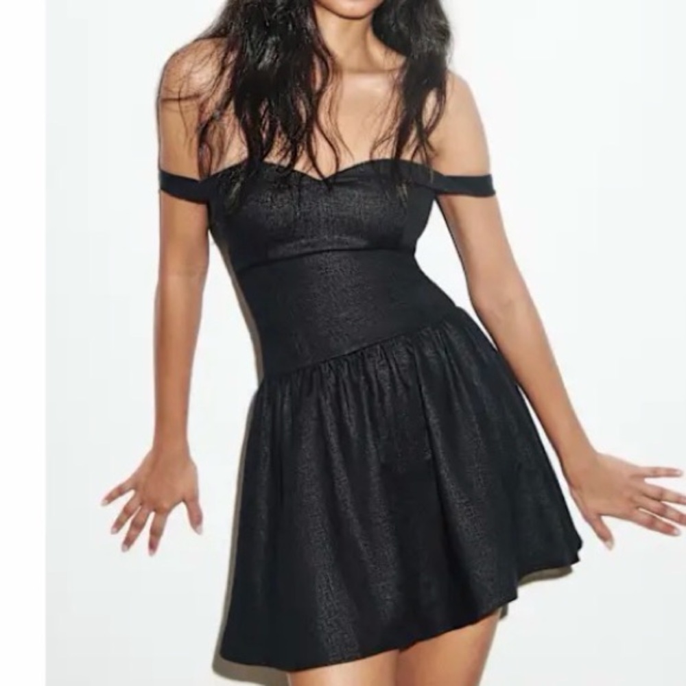 Reformation Sora Linen Dress Black - Size 4
